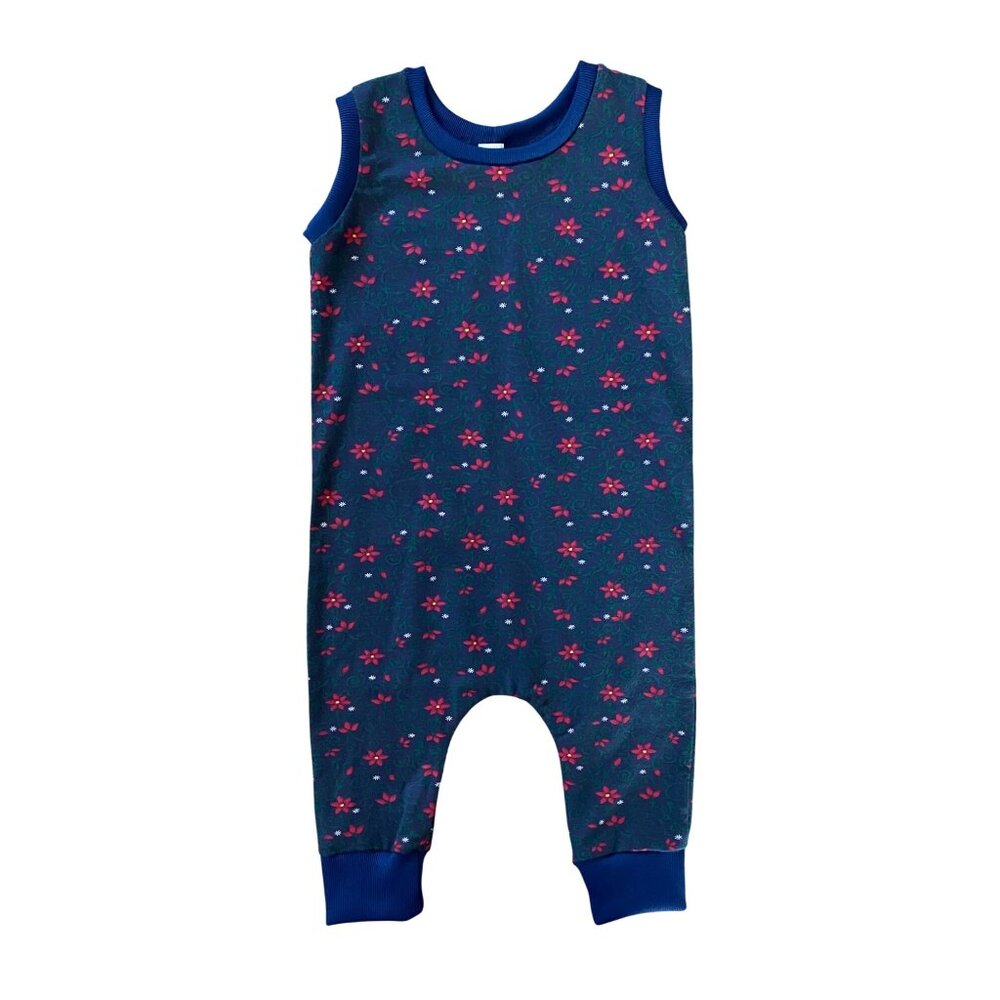 Handmade boutique floral harem romper NEW size 6-12 months